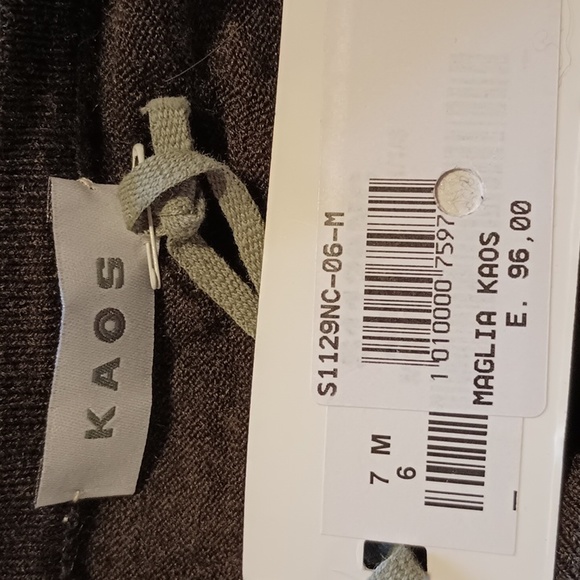 Kaos women's brown medium sweater - Picture 3 of 5